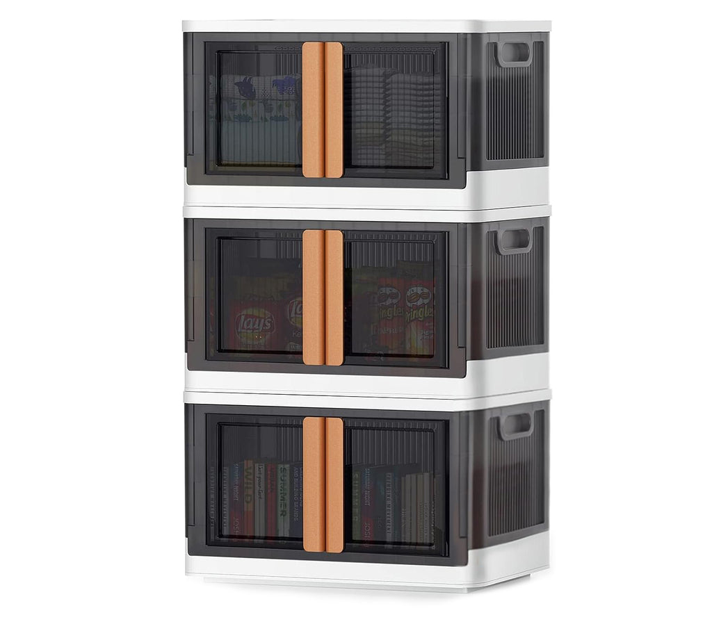 NUNET 76QT Extra Large Stackable Closet Organizer Foldable Storage