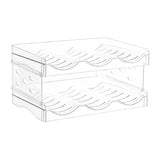 Soda Can Organizer for Refrigerator, Stackable Canned Food Pop Cans Container Can Holder Dispenser with Lid for Fridge Pantry Rack Freezer