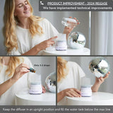 Disco Diffuser Ball Rotating -Essential Oil Diffuser with Whisper Quiet Operation