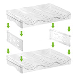 Soda Can Organizer for Refrigerator, Stackable Canned Food Pop Cans Container Can Holder Dispenser with Lid for Fridge Pantry Rack Freezer
