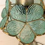 NUNET Tiffany Lamp Stained Glass Table lamp,Desk Reading Light,Decorative Flower Shaped Table Lamp,Decor Small Space Bedside Bedroom Home Office