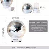 Disco Diffuser Ball Rotating -Essential Oil Diffuser with Whisper Quiet Operation