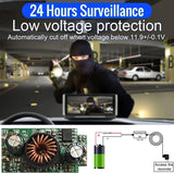 10 Pack 15ft MicroUSB & MiniUSB Hardwire Kit with Mini/LP Mini/ATO/Micro2 Fuse, Micro to Mini/Type-C Adapters, Battery Drain Protection System, 15ft Length Cord for Dash Cameras