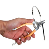 Metal Cable Zip Ties Self Locking 304 Stainless Steel Exhaust Wrap Tie w. A Diagonal Cutting Plier Home Tools, 0.2 by 18 in 20 Pcs/Set