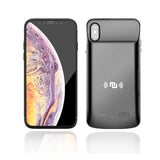 NUNET Nucharger Battery Case for iPhone X/Xs 6000 mAh Portable Power Bank Protective Charging Case Extended Battery Pack for Apple Cell Phone X/Xs, Black