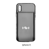 NUNET Nucharger Battery Case for iPhone X/Xs 6000 mAh Portable Power Bank Protective Charging Case Extended Battery Pack for Apple Cell Phone X/Xs, Black