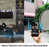 Hidden Camera WiFi Alarm Clock, Wireless Speaker Covert Camera with Night Vision,Motion Detection Nanny Camera,SD Card Record,App Live Control and Viewing Security Camera for Home and Office