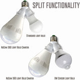 3-in-1 E26/E27 2 Spotlight Socket Splitter and 110V 2-Prong Outlet Adapter Socket Converter(Rating: 110W/1A) and Standard Medium Light Socket Extender & Adjuster (10 sets)