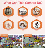 Nucam 380 LED Light Bulb APP Controlled Hidden Cam with 2K 360° View,