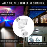 3-in-1 E26/E27 2 Spotlight Socket Splitter and 110V 2-Prong Outlet Adapter Socket Converter(Rating: 110W/1A) and Standard Medium Light Socket Extender & Adjuster (10 sets)