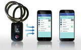 NuLock Bluetooth Braided Steel Cable or Chain Bike Lock (110dB Alarm with Cellphone Notification) - Nuvending.com