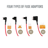 MicroUSB Dash Cam Hard wire Fuse Kit (Micro USB Direct Hardwire and Ground) - Nuvending.com