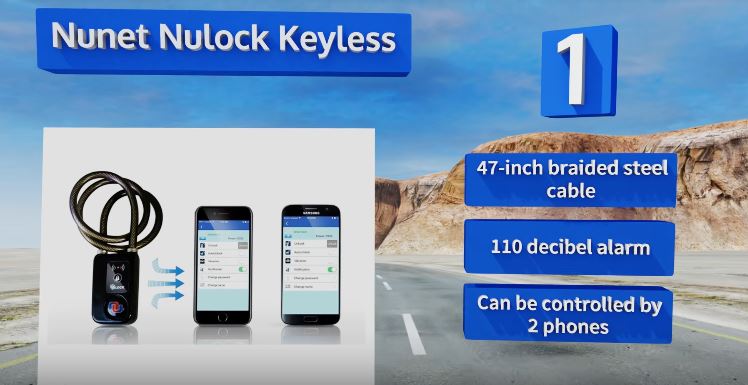 Nulock has achieved a rank of #1 in Ezvid Wiki of 2018's best smart bike locks