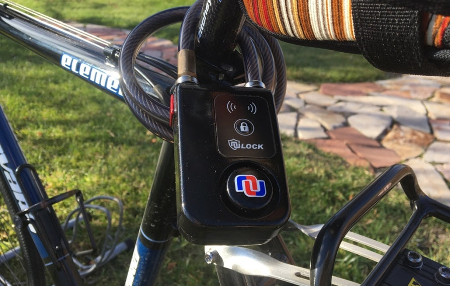 GoGear: Bluetooth Bike Lock, a convenient lock with alarm that is great for RVers