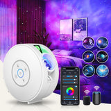 Smart Star Projector Galaxy Light, Bluetooth Speaker & APP/Voice Control, WiFi Night Light Compatible with Alexa & Google Home, for Bedroom, Kids, Adults, Parties, Gaming Room Decor (Films Included)