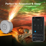 Smart Star Projector Galaxy Light, Bluetooth Speaker & APP/Voice Control, WiFi Night Light Compatible with Alexa & Google Home, for Bedroom, Kids, Adults, Parties, Gaming Room Decor (Films Included)