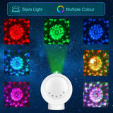 Moon Nebula Star Projector Color Changing Cloud Portable Night Light with 7 Colors 9 Lighting Modes & Remote Control
