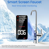 Vortopt 600 GPD Reverse Osmosis Water Filter System - 7 Stage Tankless Under Sink RO Purifier w. NSF/ANSI 42 certification, 0.0001μm Filtration Removes PFAS/PFOA, 3:1 Pure to Waste Ratio, Smart Faucet Display, DR3 Model