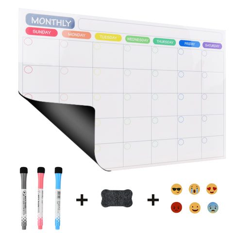 Roll over image to zoom in Magnetic Soft Whiteboard Monthly/Weekly