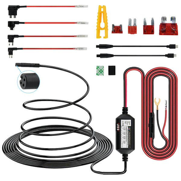 AT-mini Ⅱ 15 ft Mini Micro USB Hardwire Kit 11.6-12.2V Programmable