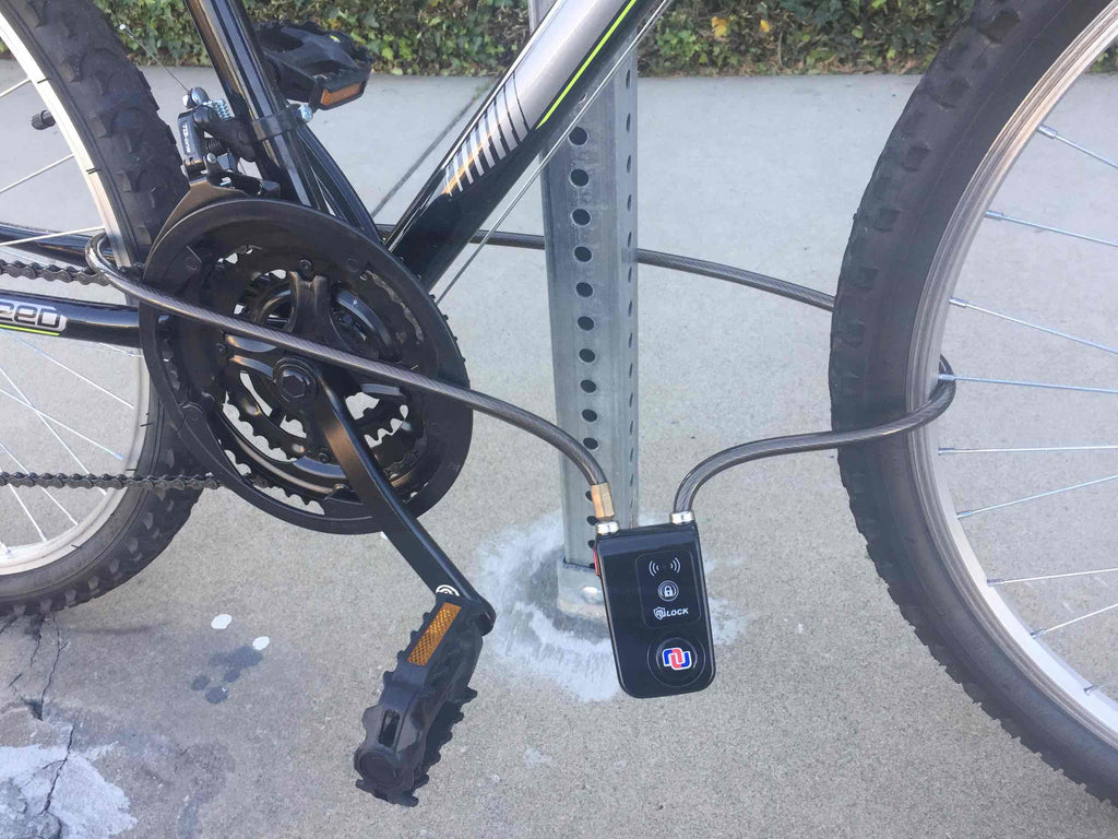 NuLock Bluetooth Braided Steel Cable Bike Lock 47