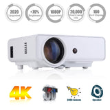Nuprojector Bright Home Theater Projector Portable - Full HD HDMI VGA LED Supports 1080p, 35-100" Projection Size w. Speaker, (2022 Version) (Rifle)
