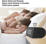 Hidden Camera WiFi Alarm Clock, Wireless Speaker Covert Camera with Night Vision,Motion Detection Nanny Camera,SD Card Record,App Live Control and Viewing Security Camera for Home and Office