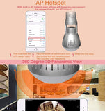 Nucam 380 LED Light Bulb APP Controlled Hidden Cam with 2K 360° View,