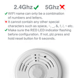 Dummy Smoke Detector 32Gb Included WiFi Motion Detection Hidden Surveillance Camera Night Vision w. 180 Days Standby Battery & Magnetic Pads Recessed Light Trim Installation Tool