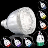 Nunet Magic LED Color Change Water Jet Hydro-powered Chrome Shower Head (No Batteries Required) - Nuvending.com