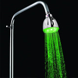 Nunet Magic LED Color Change Water Jet Hydro-powered Chrome Shower Head (No Batteries Required) - Nuvending.com