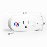 Wifi Smart Plug, App Controlled Wi-fi Switch, Mobile App Avail, Compatible with Alexa and Google Assistant - Nuvending.com
